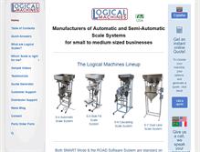 Tablet Screenshot of logicalmachines.com